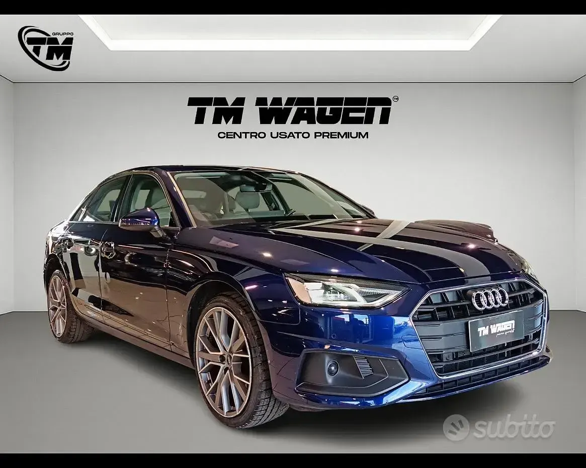 Usata Audi A4 163 CV (119 kW) 2021 Bluazzurro Berlina