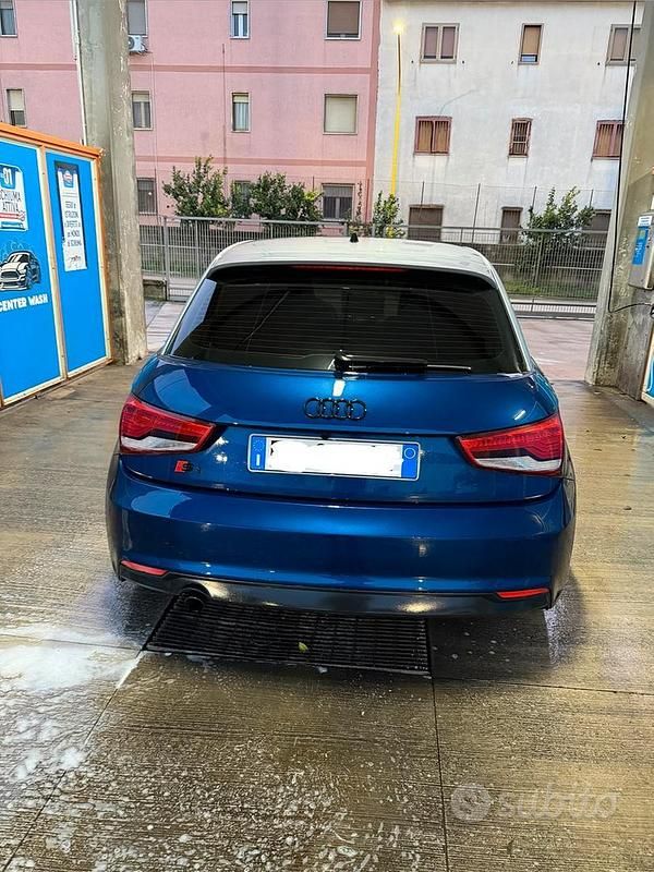 Usata Audi A1 S-Line 116 CV (85 kW) 2016 Blu Utilitaria