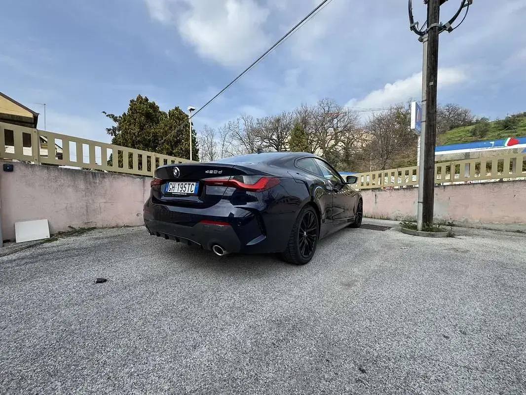Usata BMW 420 Coupé M Sport 190 CV (139 kW) 2021 Blu/azzurro Coupé