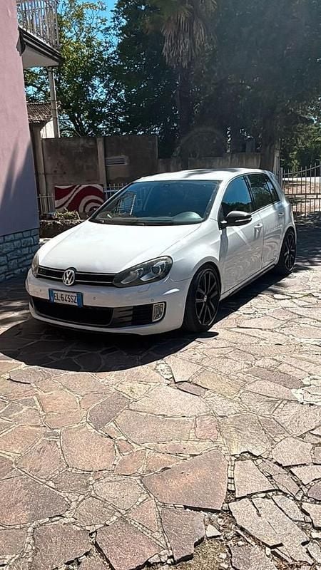 Usata VW Golf VI GTD 170 CV (125 kW) 2012 Bianco Utilitaria