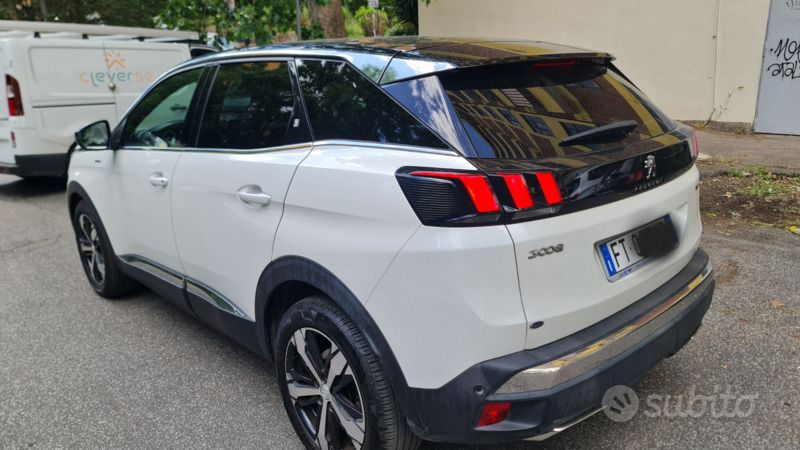 Usata Peugeot 3008 GT-line 131 CV (96 kW) 2018 Bianco SUV