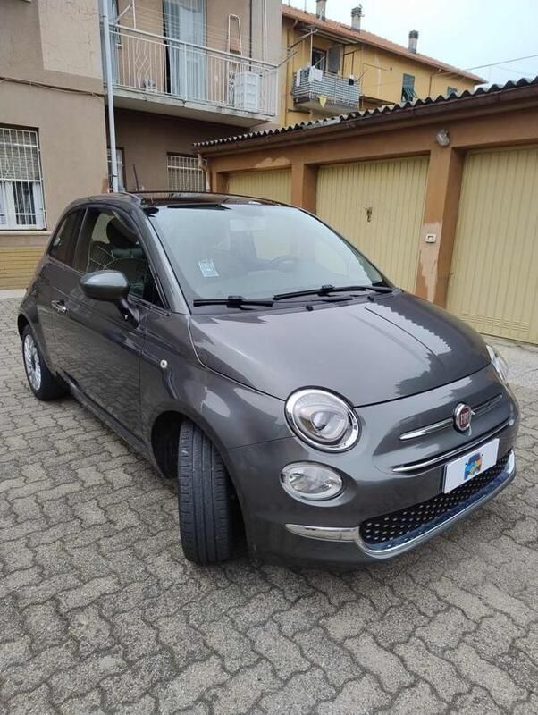 Usata Fiat 500 Lounge 69 CV (50 kW) 2017 Grigio Utilitaria