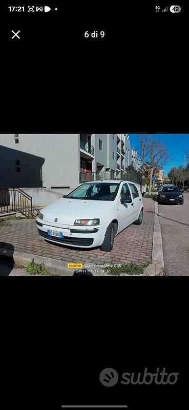 Usata Fiat Punto 2001 Bianco Utilitaria