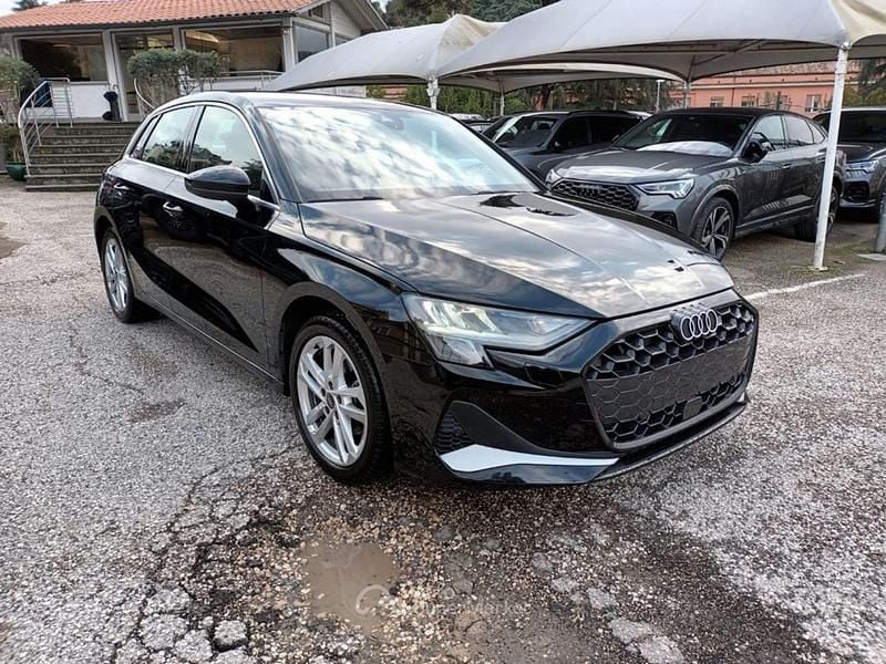 Usata Audi A3 Advanced 150 CV (110 kW) 2025 Nero Berlina