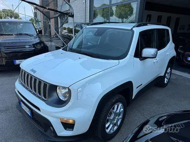 Usata Jeep Renegade Limited 190 CV (139 kW) 2021 Bianco pastello SUV