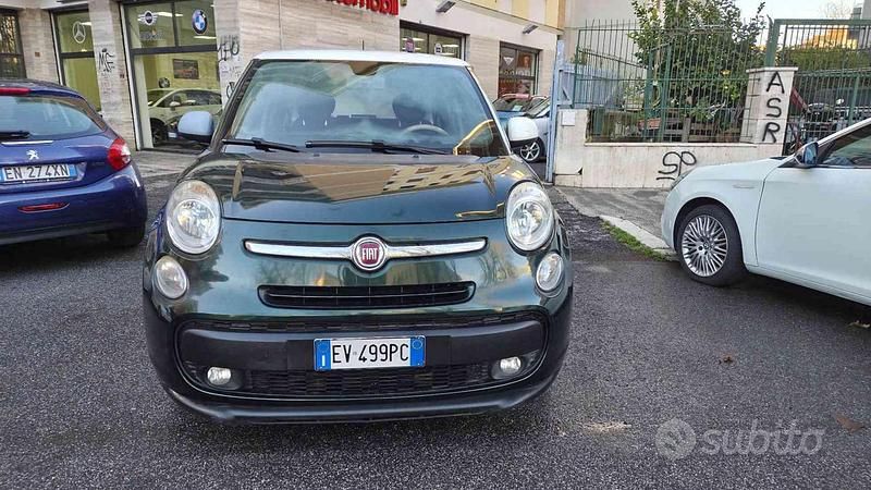 Usata Fiat 500L Lounge 95 CV (69 kW) 2014 Verde Monovolume
