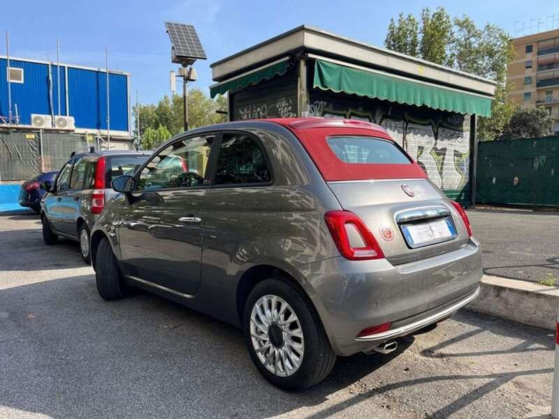 Usata Fiat 500C Lounge 69 CV (50 kW) 2020 Grigio Cabrio
