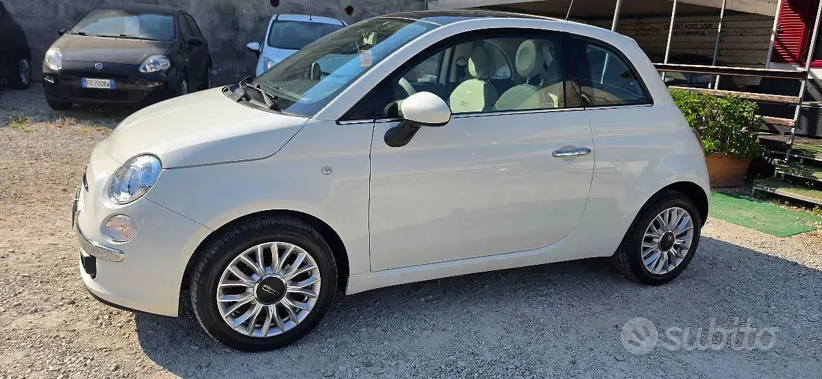 Usata Fiat 500 Lounge 68 CV (50 kW) 2015 Bianco Berlina