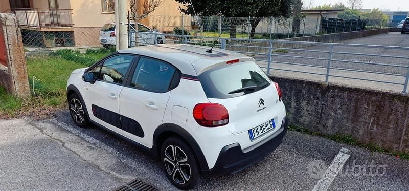 Usata Citroën C3 PureTech 82 CV (60 kW) 2018 Bianco Utilitaria