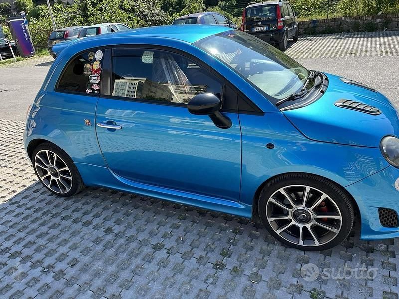 Usata Abarth 500 135 CV (99 kW) 2009 Blu Utilitaria
