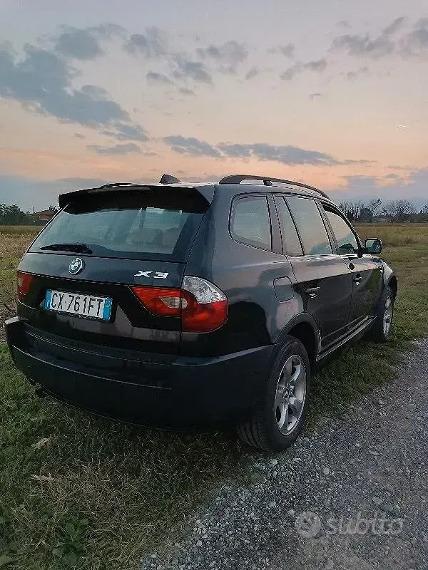 Usata BMW X3 Efficient Dynamics 150 CV (110 kW) 2005 Nero SUV