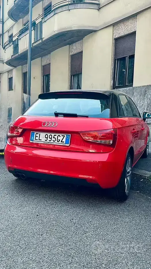 Usata Audi A1 S-Line 122 CV (89 kW) 2012 Rosso Utilitaria