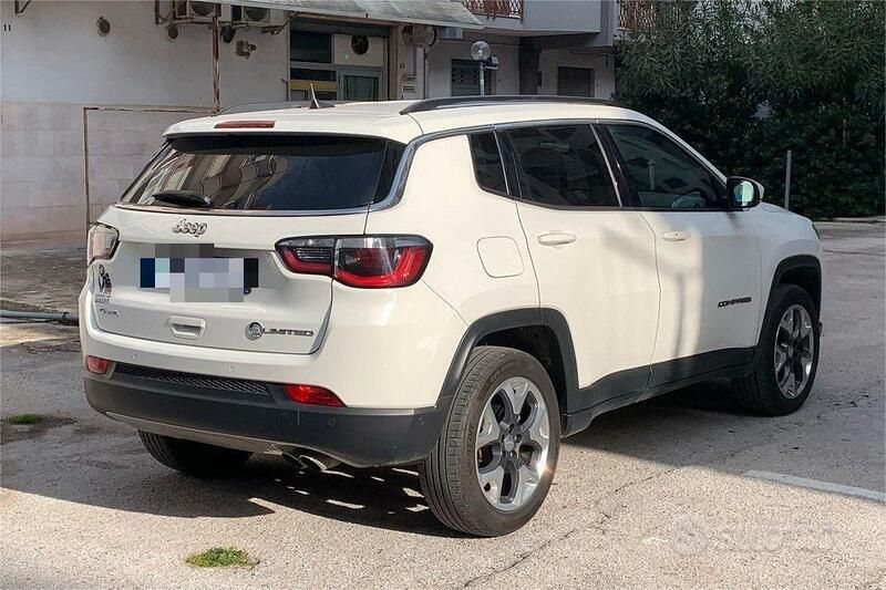 Usata Jeep Compass Limited 170 CV (125 kW) 2018 Bianco SUV