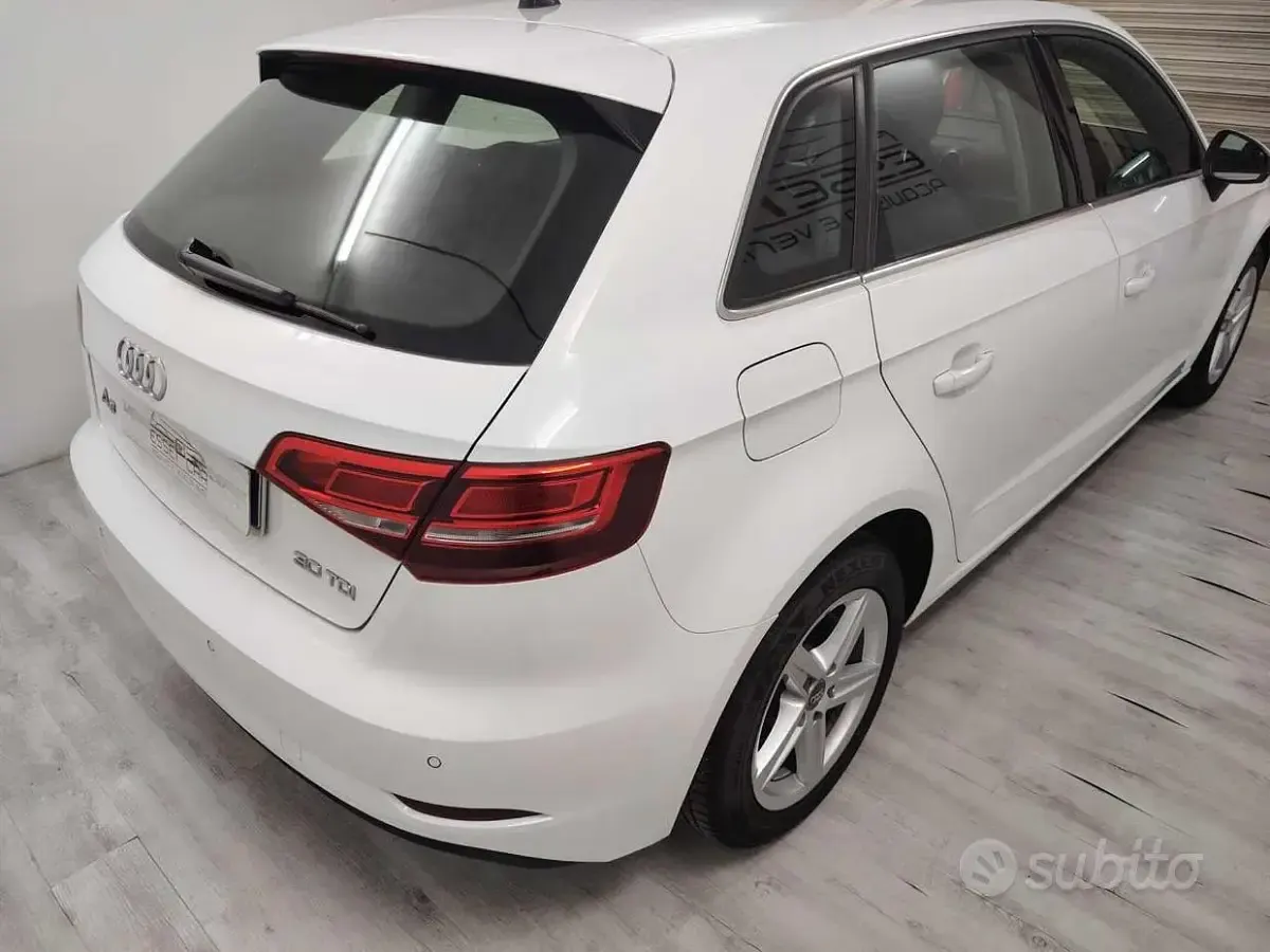 Usata Audi A3 116 CV (85 kW) 2019 Bianco Berlina