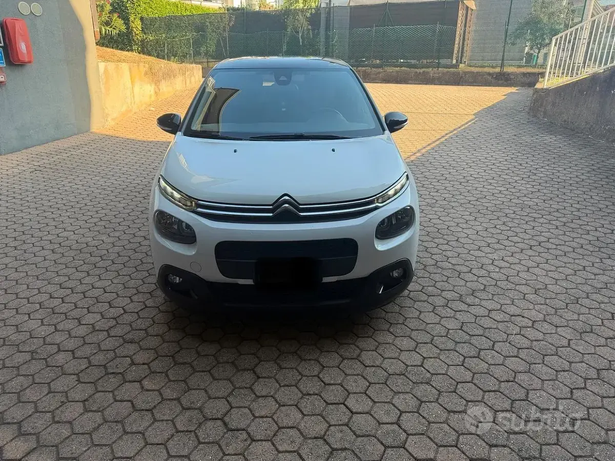 Usata Citroën C3 PureTech 83 CV (61 kW) 2019 Bianco Utilitaria