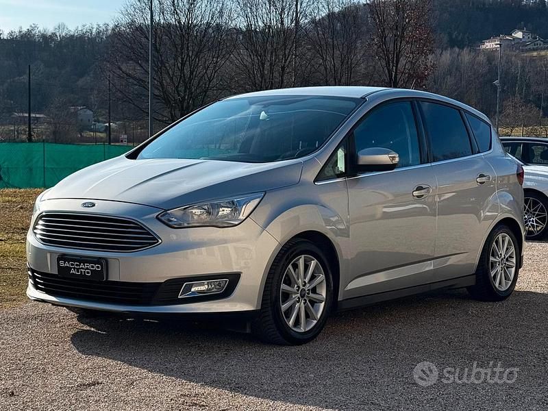 Usata Ford C-MAX Titanium 120 CV (88 kW) 2017 Grigio Monovolume