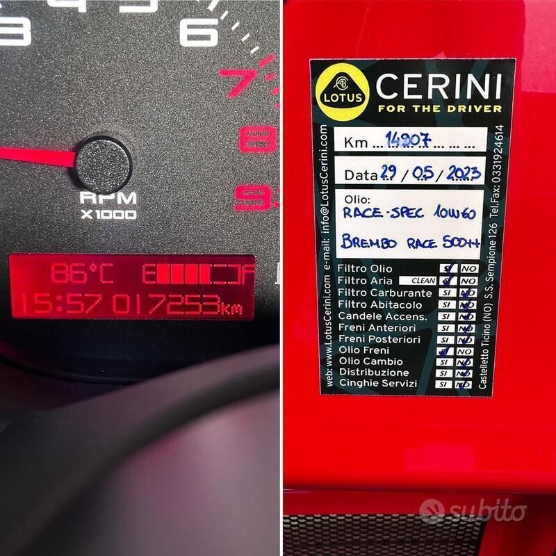 Usata Lotus Elise 136 CV (100 kW) 2018 Rosso Cabrio