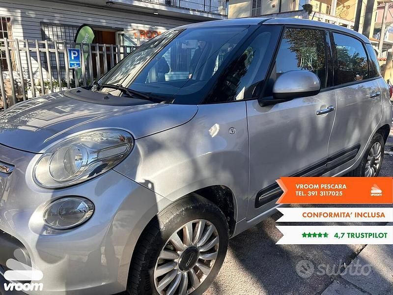 Usata Fiat 500L Lounge 80 CV (58 kW) 2015 Nero Monovolume