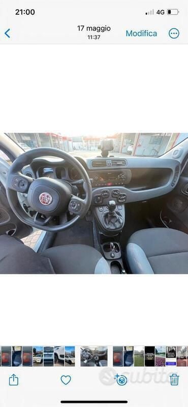 Usata Fiat Panda 4x4 85 CV (62 kW) 2019 Bianco Utilitaria