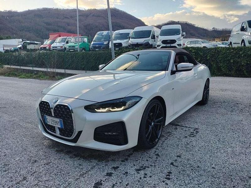 Usata BMW 420 Cabriolet M Sport 190 CV (139 kW) 2022 Bianco Cabrio