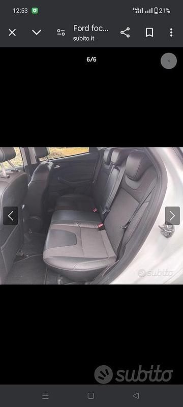 Usata Ford Focus 125 CV (91 kW) 2014 Bianco Berlina