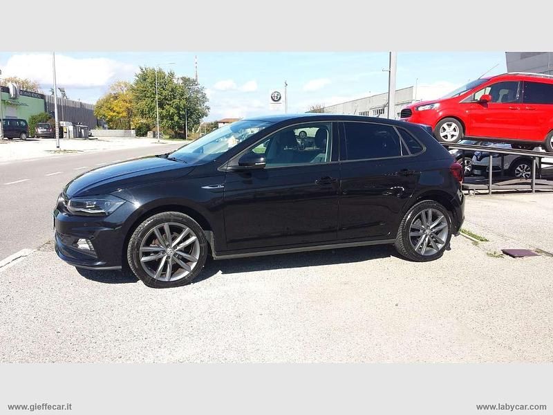 Usata VW Polo R-line 95 CV (69 kW) 2018 Nero Berlina