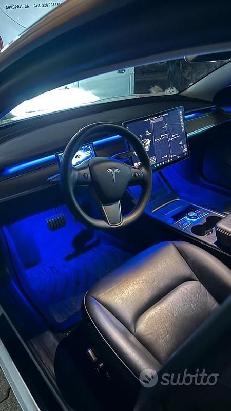 Usata Tesla Model 3 Performance 375 kW (510 CV) 2021 Bianco Berlina