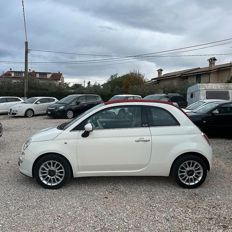 Usata Fiat 500C Rock 69 CV (50 kW) 2011 Bianco Cabrio