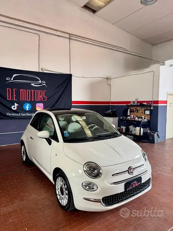 Usado Fiat 500 Lounge 69 CV (50 kW) 2016 Blanco Berlina