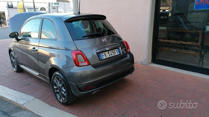 Usata Fiat 500S Sport 95 CV (69 kW) 2017 Grigio Utilitaria