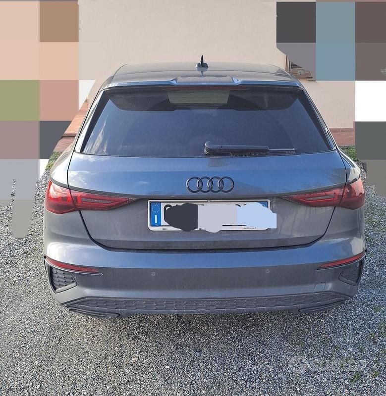 Usata Audi A3 S-Line 150 CV (110 kW) 2022 Grigio Berlina