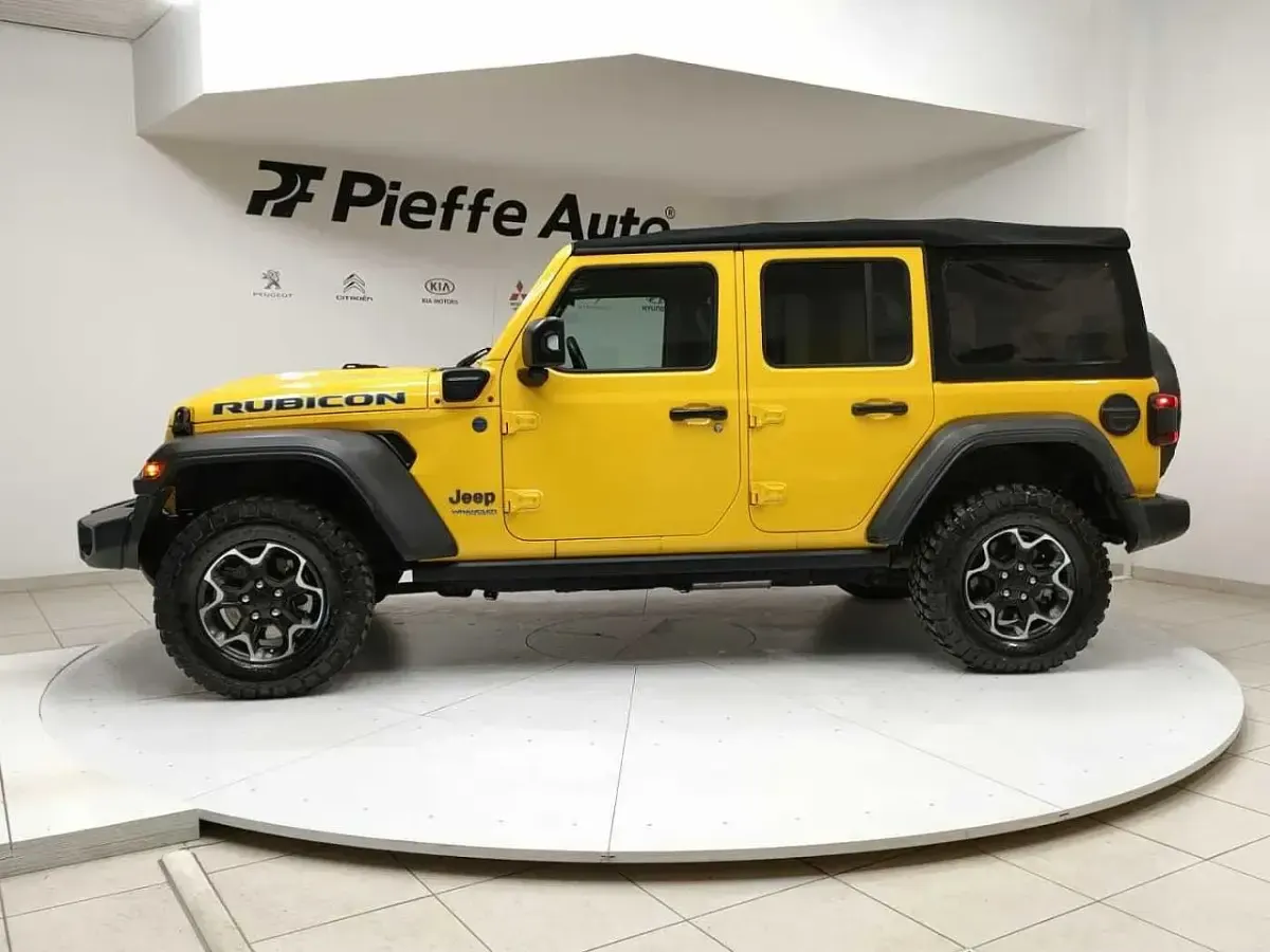 Usata Jeep Wrangler Unlimited Rubicon 272 CV (200 kW) 2021 Giallo SUV