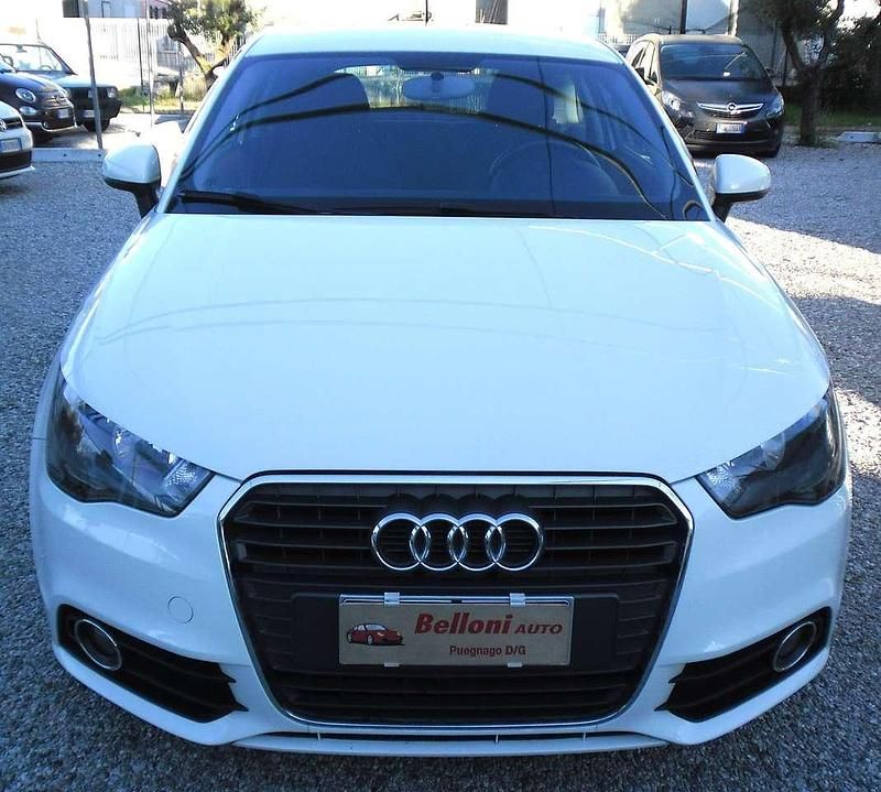 Usata Audi A1 Ambition 90 CV (66 kW) 2012 Bianco Berlina