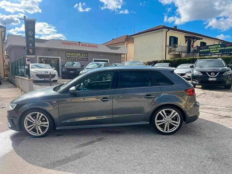 Usata Audi A3 S-Line 184 CV (135 kW) 2013 Grigio Berlina