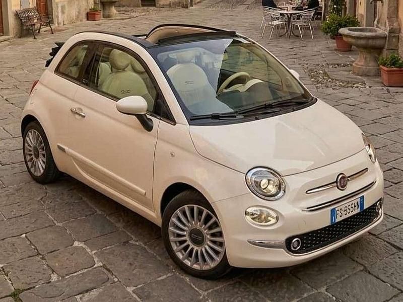 Usata Fiat 500C Lounge 86 CV (63 kW) 2018 Bianco Cabrio