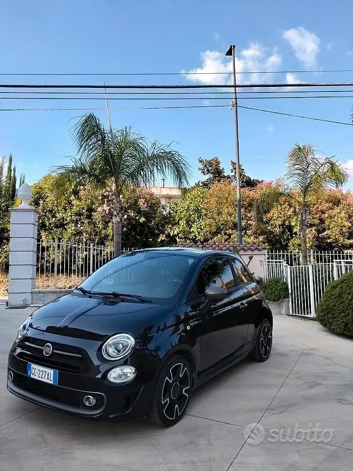 Usata Fiat 500 S 69 CV (50 kW) 2018 Nero Berlina