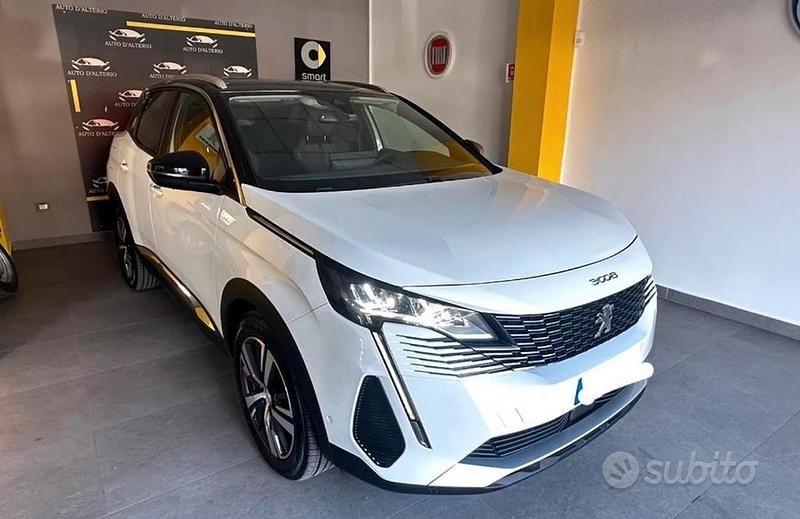 Usata Peugeot 3008 131 CV (96 kW) 2021 Bianco Berlina