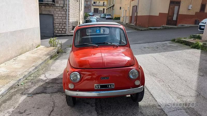 Usata Fiat 500 1970 Rosso Utilitaria