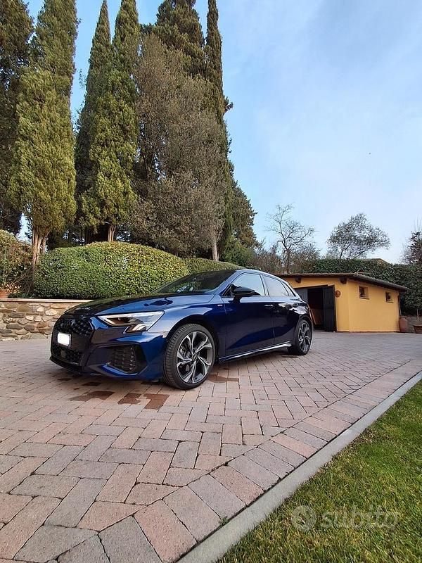 Usata Audi A3 S-Line 116 CV (85 kW) 2022 Blu Berlina