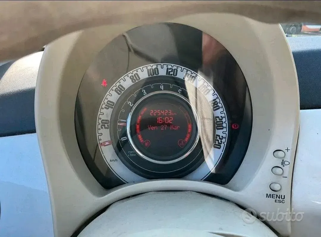 Usata Fiat 500 Lounge 69 CV (50 kW) 2013 Bianco Berlina