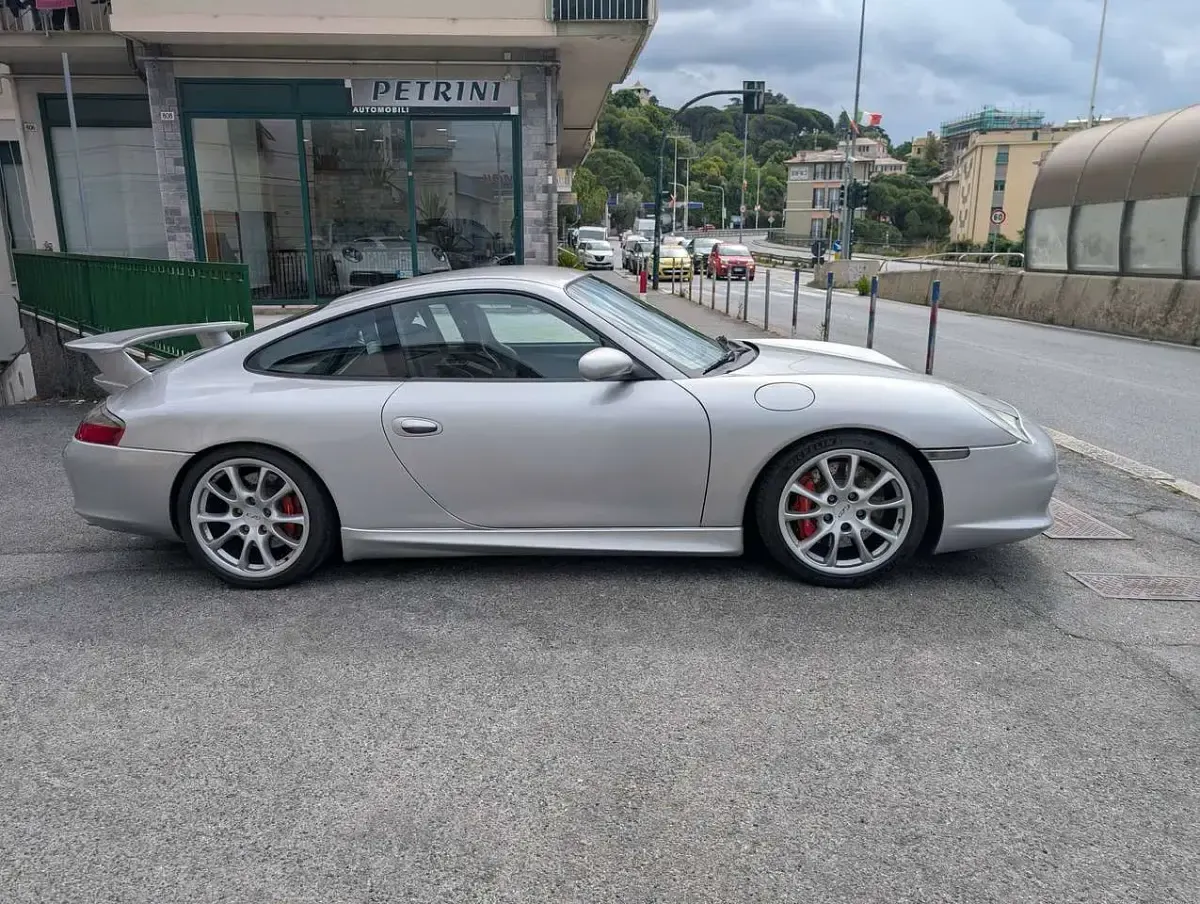 Usata Porsche 996 381 CV (280 kW) 2004 Argento met Coupé