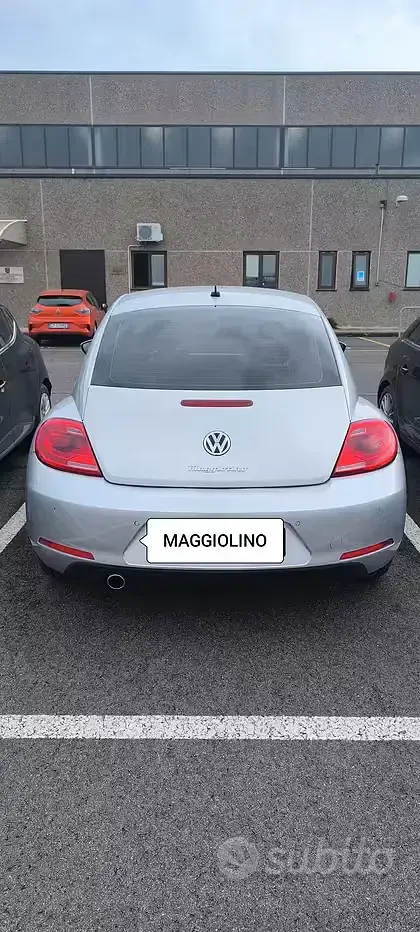 Usata VW Beetle 102 CV (75 kW) 2013 Grigio Utilitaria