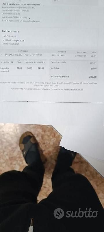 Usata Fiat Panda 2019 Bianco Utilitaria