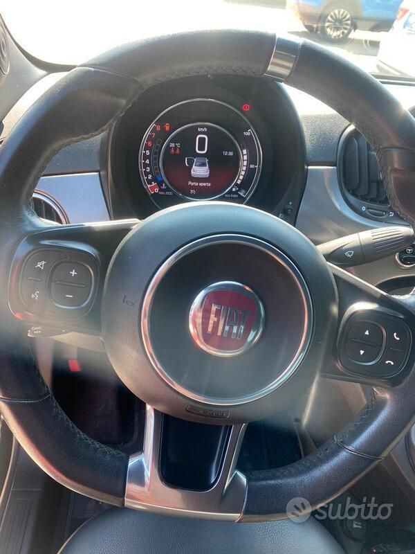 Usata Fiat 500C Sport 70 CV (51 kW) 2021 Nero Cabrio