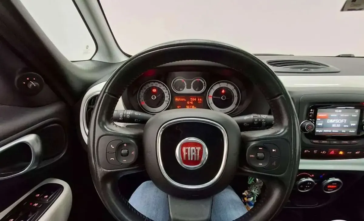 Usata Fiat 500L Trekking 95 CV (69 kW) 2016 Verde Monovolume