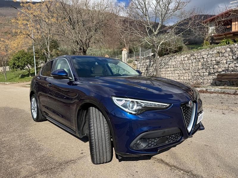 Usata Alfa Romeo Stelvio Ti 210 CV (154 kW) 2020 Blu SUV