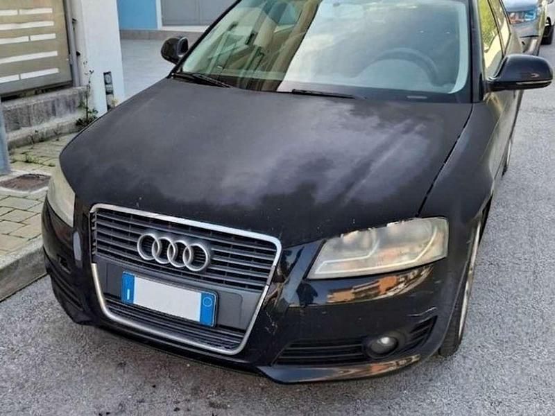 Usata Audi A3 Ambition 105 CV (77 kW) 2010 Nero Utilitaria