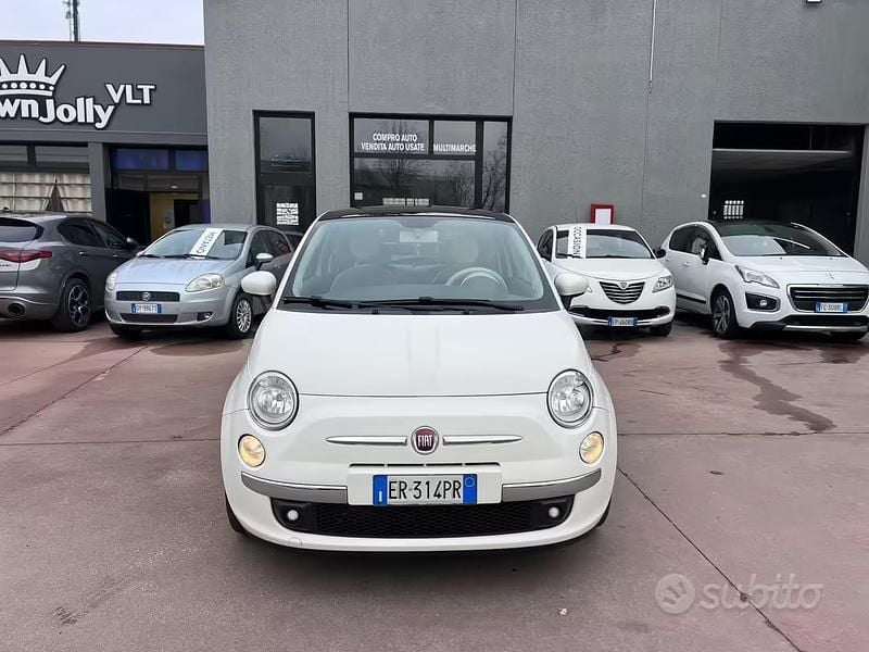 Usata Fiat 500 Lounge 95 CV (69 kW) 2013 Bianco Berlina