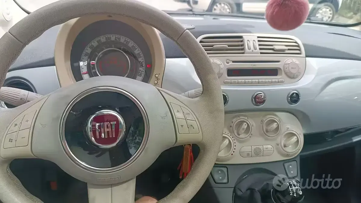 Usata Fiat 500 Lounge 69 CV (50 kW) 2012 Grigio Berlina