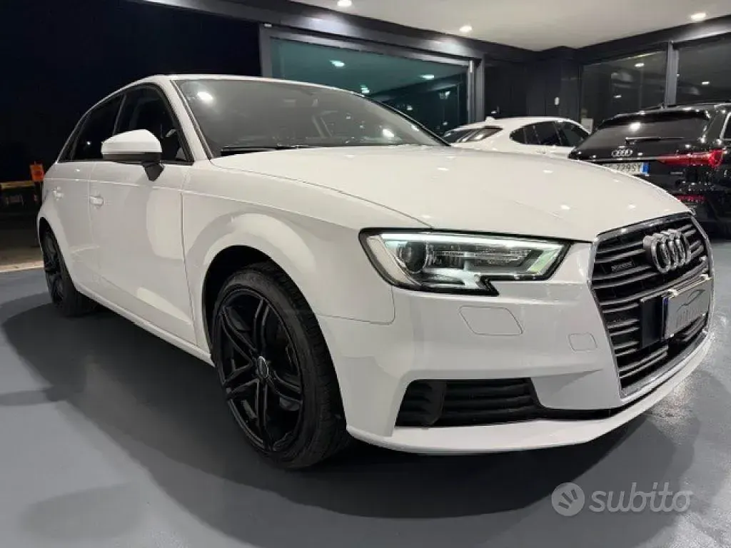 Usata Audi A3 Sport 184 CV (135 kW) 2019 Bianco Berlina